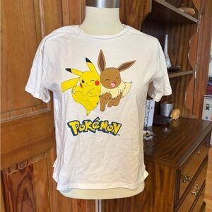 Pokémon Evee and pikachu shirt girls XL